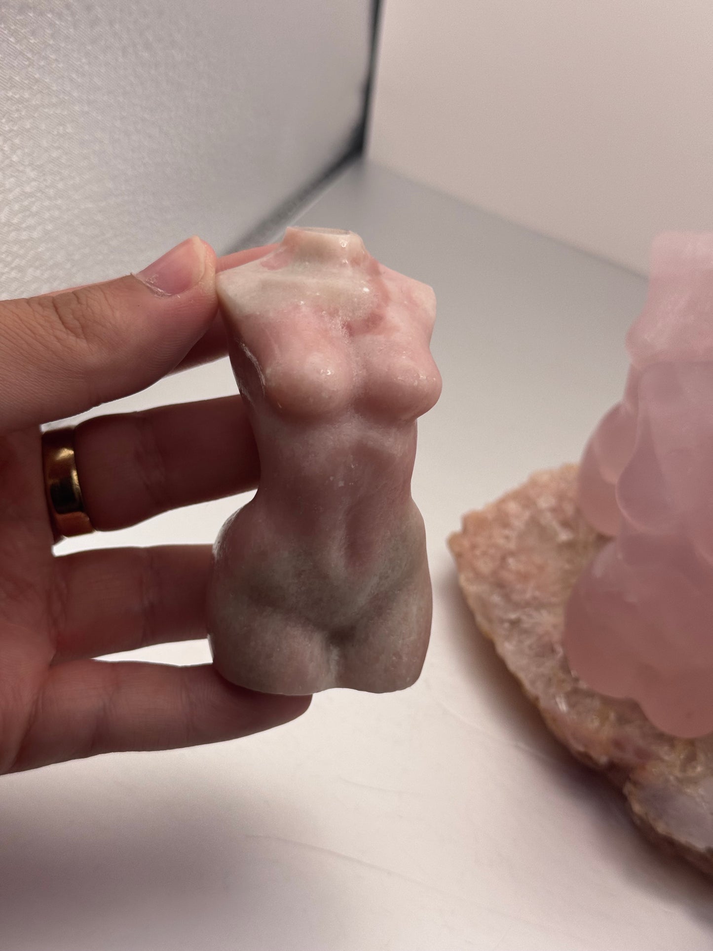 Rose Quartz & Pink Opal Goddess Bodies