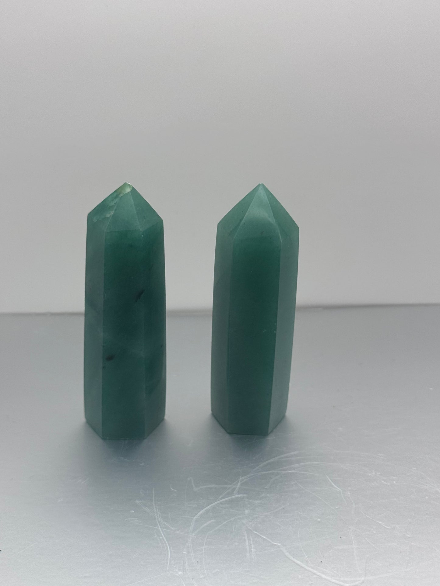 Green Aventurine Crystal Towers