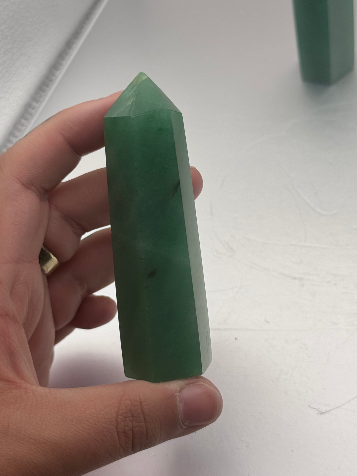 Green Aventurine Crystal Towers