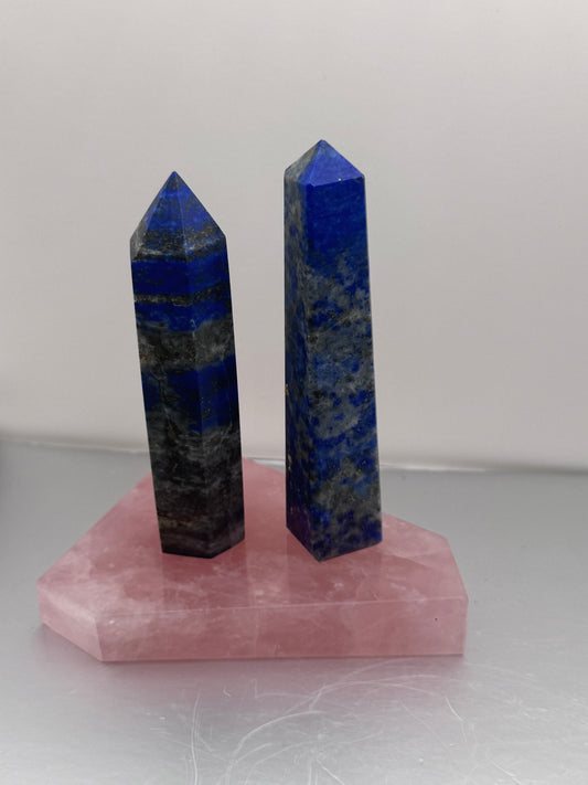 Lapis Lazuli Crystal Tower