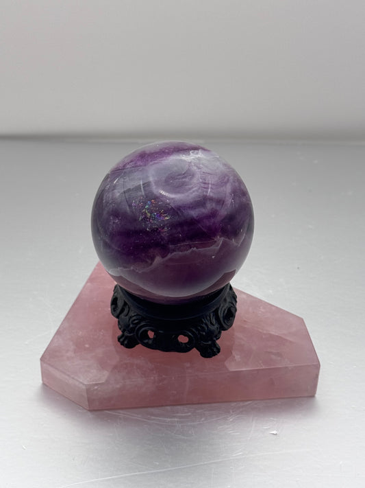 Rainbow Fluorite Sphere