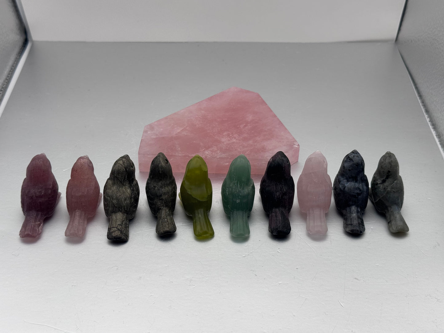 Bird Crystal Carvings