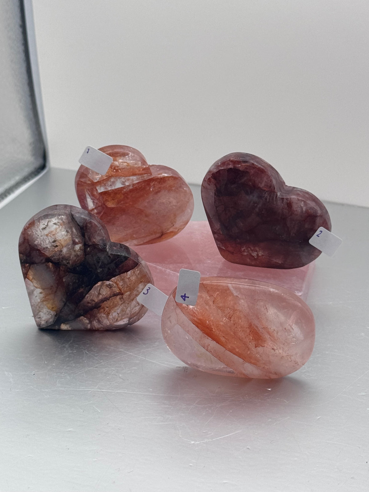 Fire Quartz Carvings